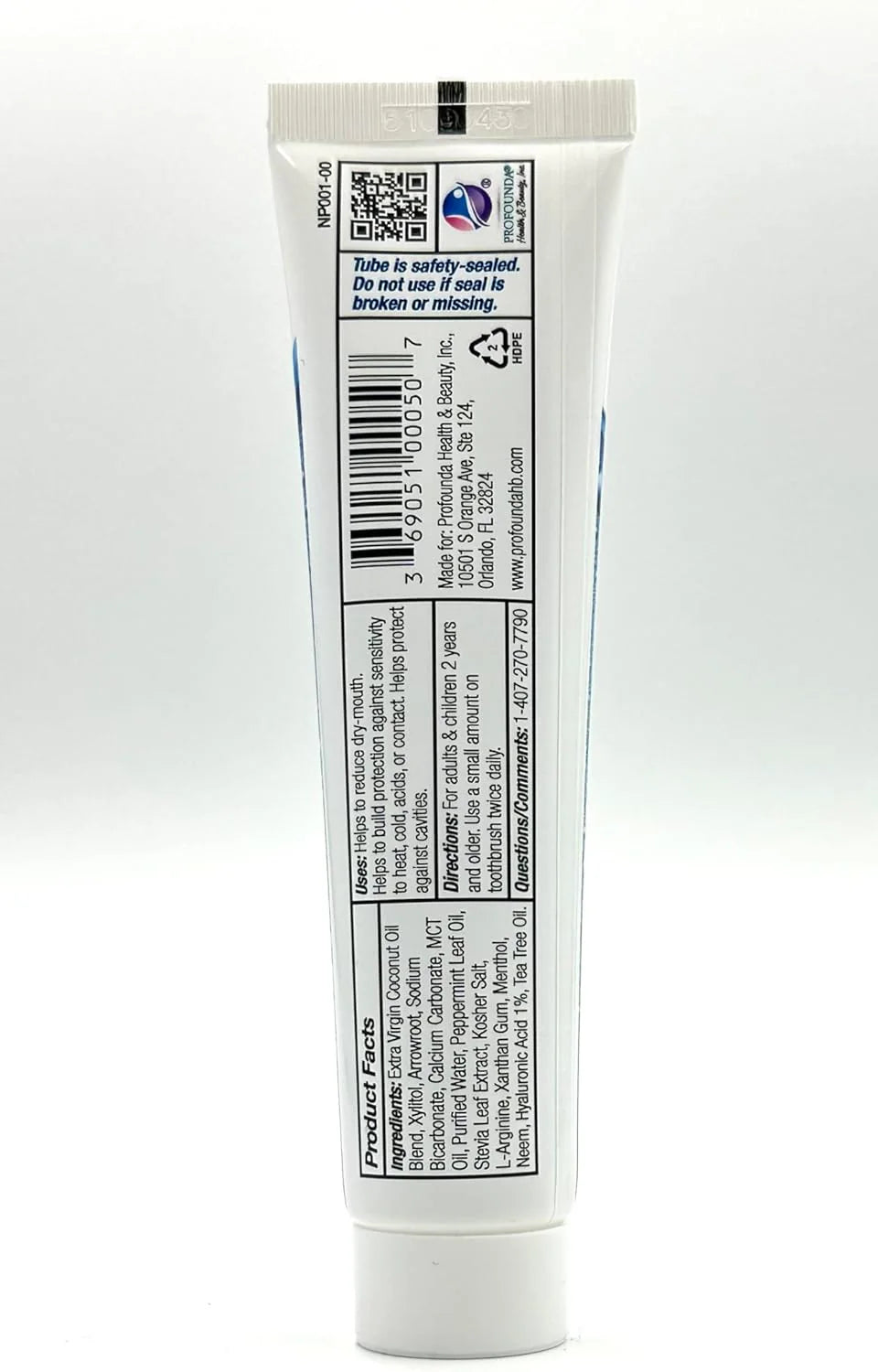 NaturePro Dry Mouth Toothpaste, Xylitol Whitening Formula, Sensitive Teeth, Refreshing Mint, 3 Pack (45g Each)