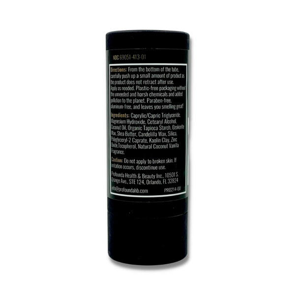 Coconut Vanilla Deodorant - All Natural Deodorant for Men and Women -Paraben Free, Aluminum Free, Cruelty Free, Plastic Free - with coconut oil and Shea butter